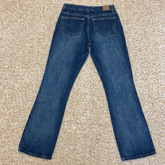 Vtg 90s Old Navy Low Waist Boot Cut Jeans sz 8 Reg - Picture 2 of 10